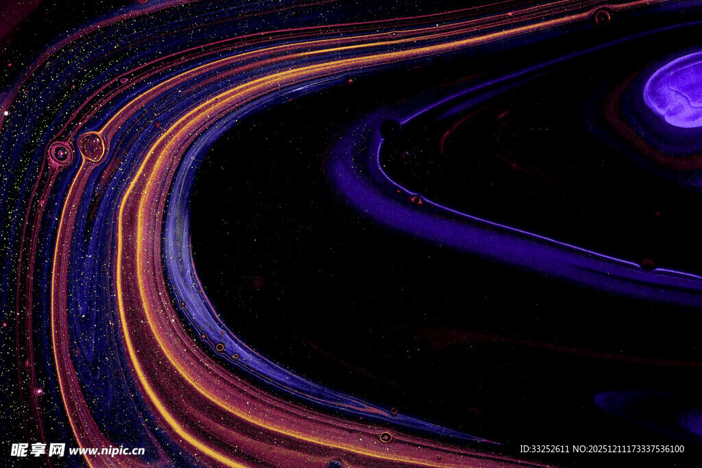 绚丽星际漩涡图景