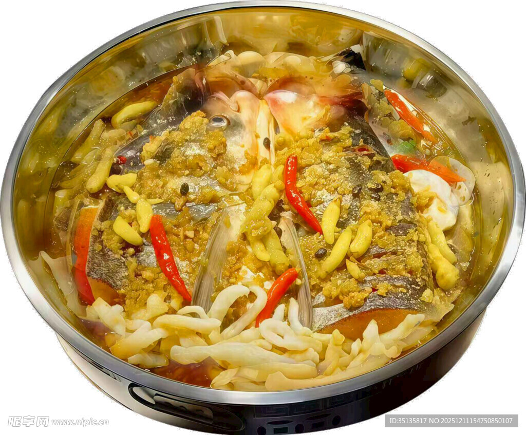 秘制鱼头 鱼头煲免扣图