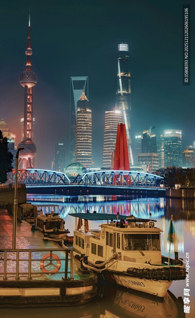 上海外滩璀璨夜景