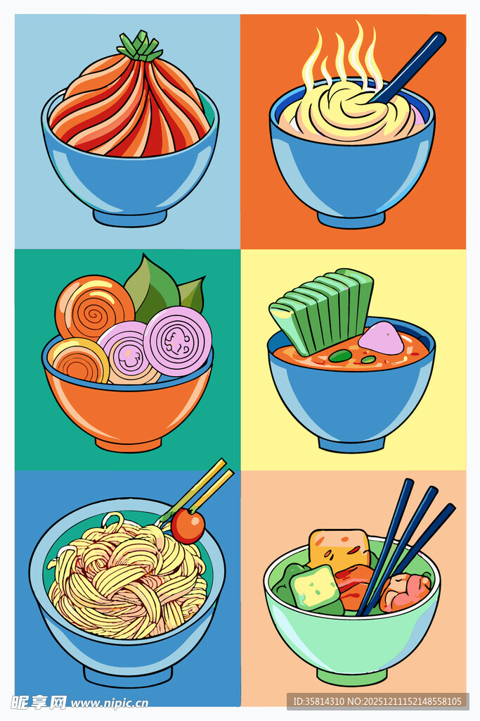 多彩面食美食集合