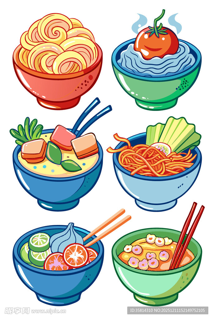 多彩美味亚洲面食集锦