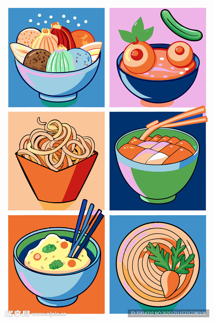 多彩美味面食集锦