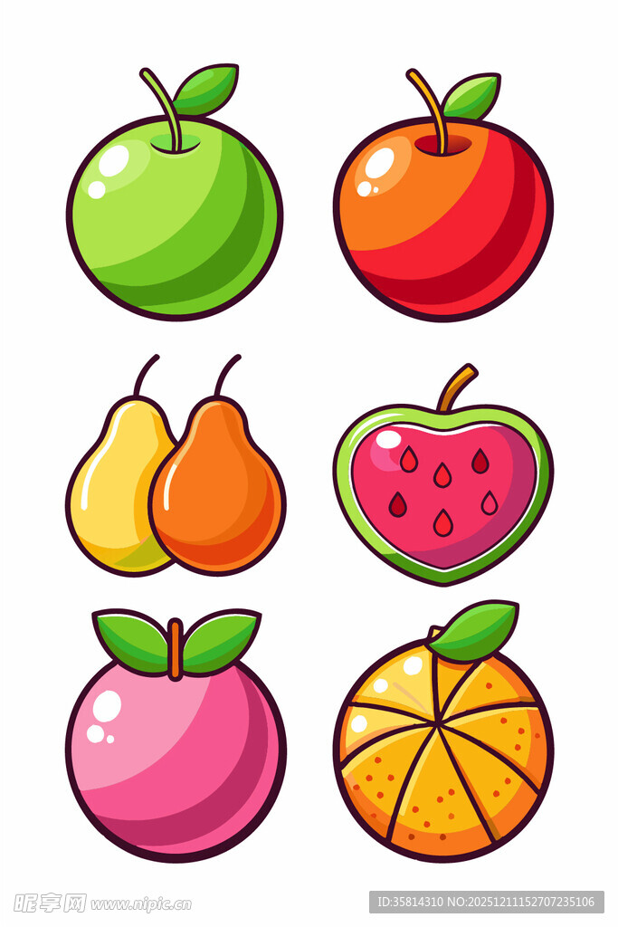 多彩水果集合