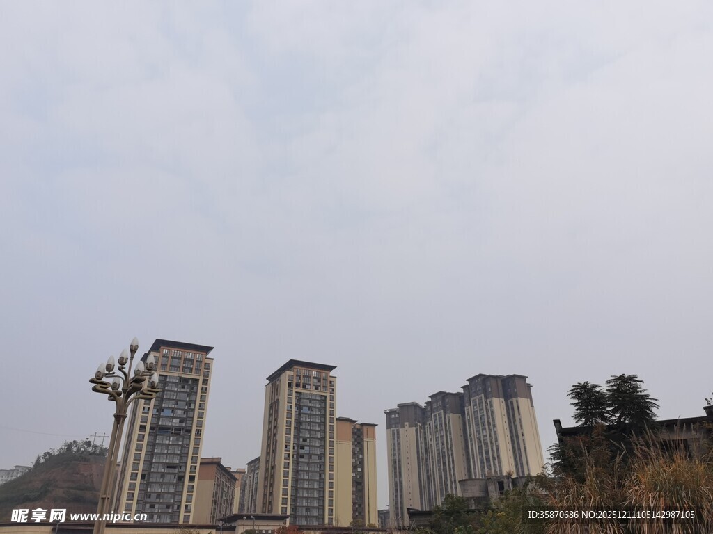 城市中的高楼建筑群