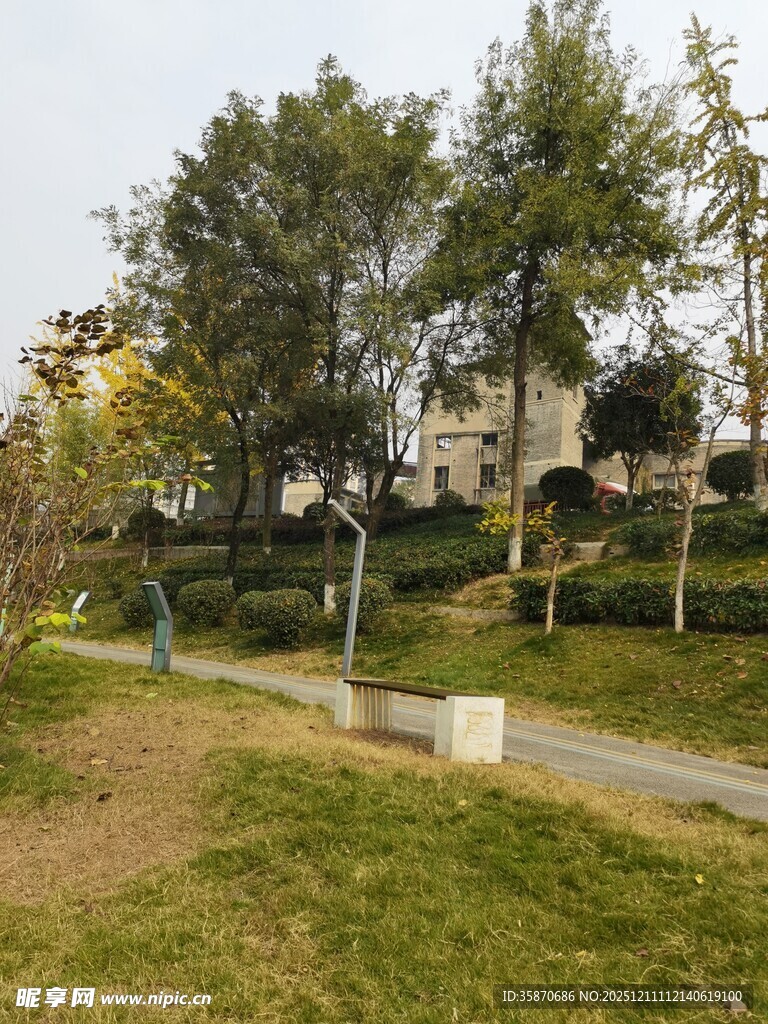 宁静公园小路景观