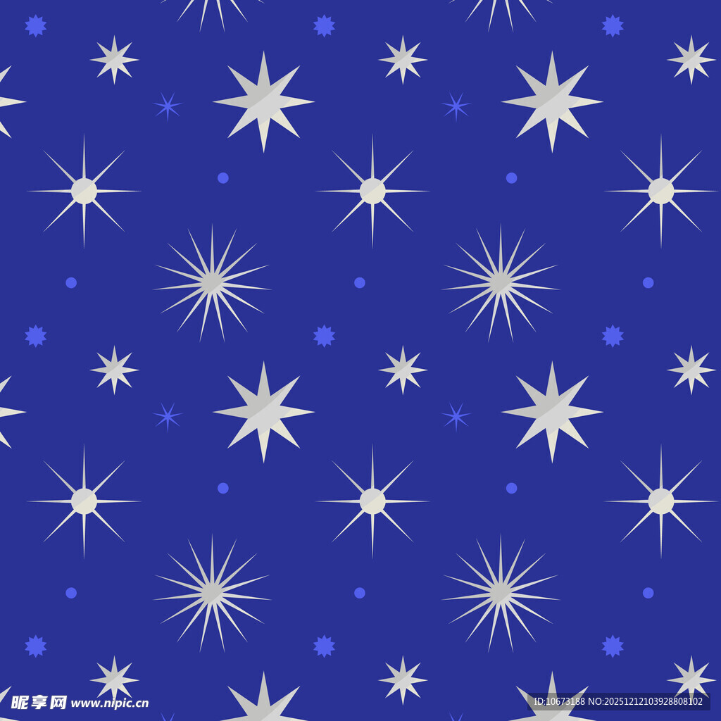 蓝色星空图案背景