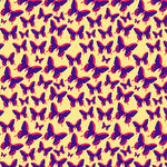 紫色蝴蝶图案背景纹理