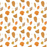 秋季元素无缝图案背景