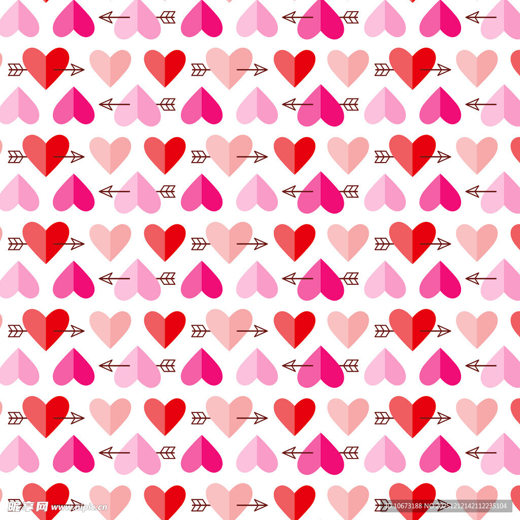 爱心图案背景