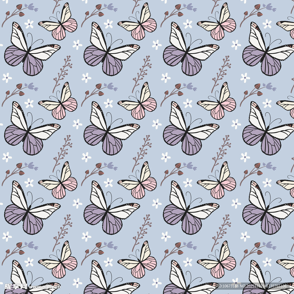 蝴蝶图案背景