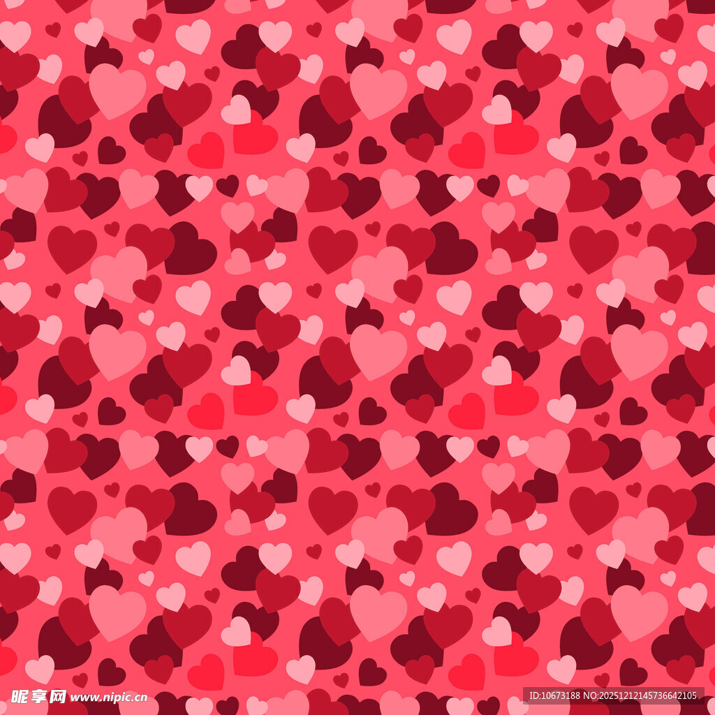 浪漫心形图案背景