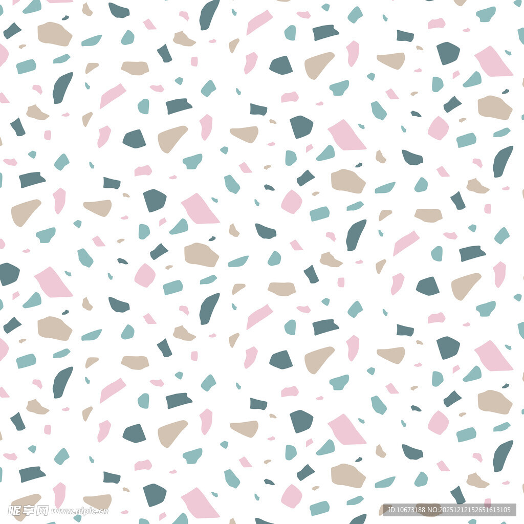 彩色水磨石花纹背景图案