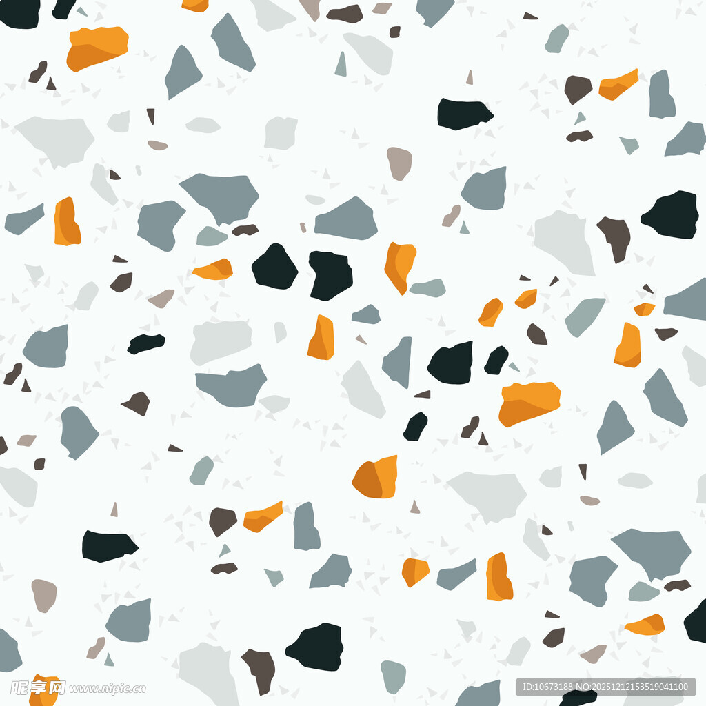 多彩水磨石纹理图案