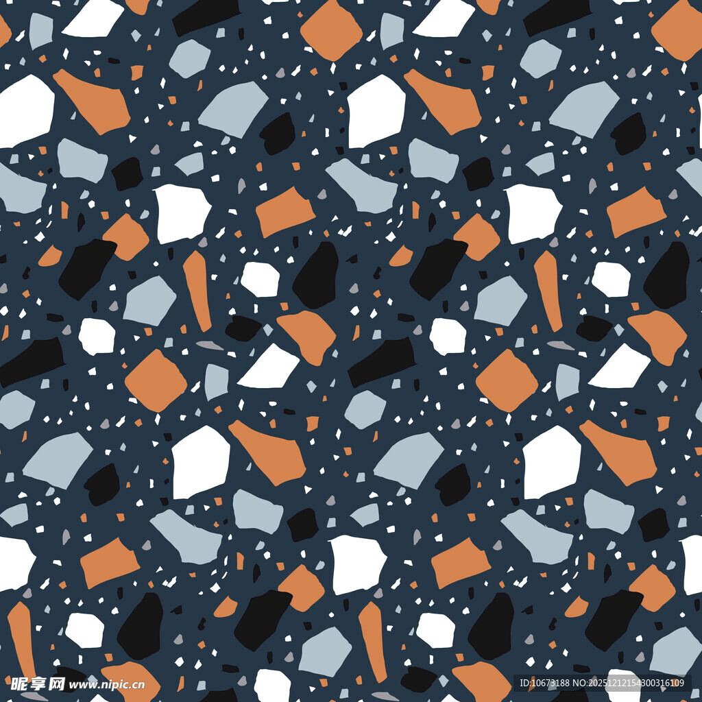 多彩碎石图案纹理背景