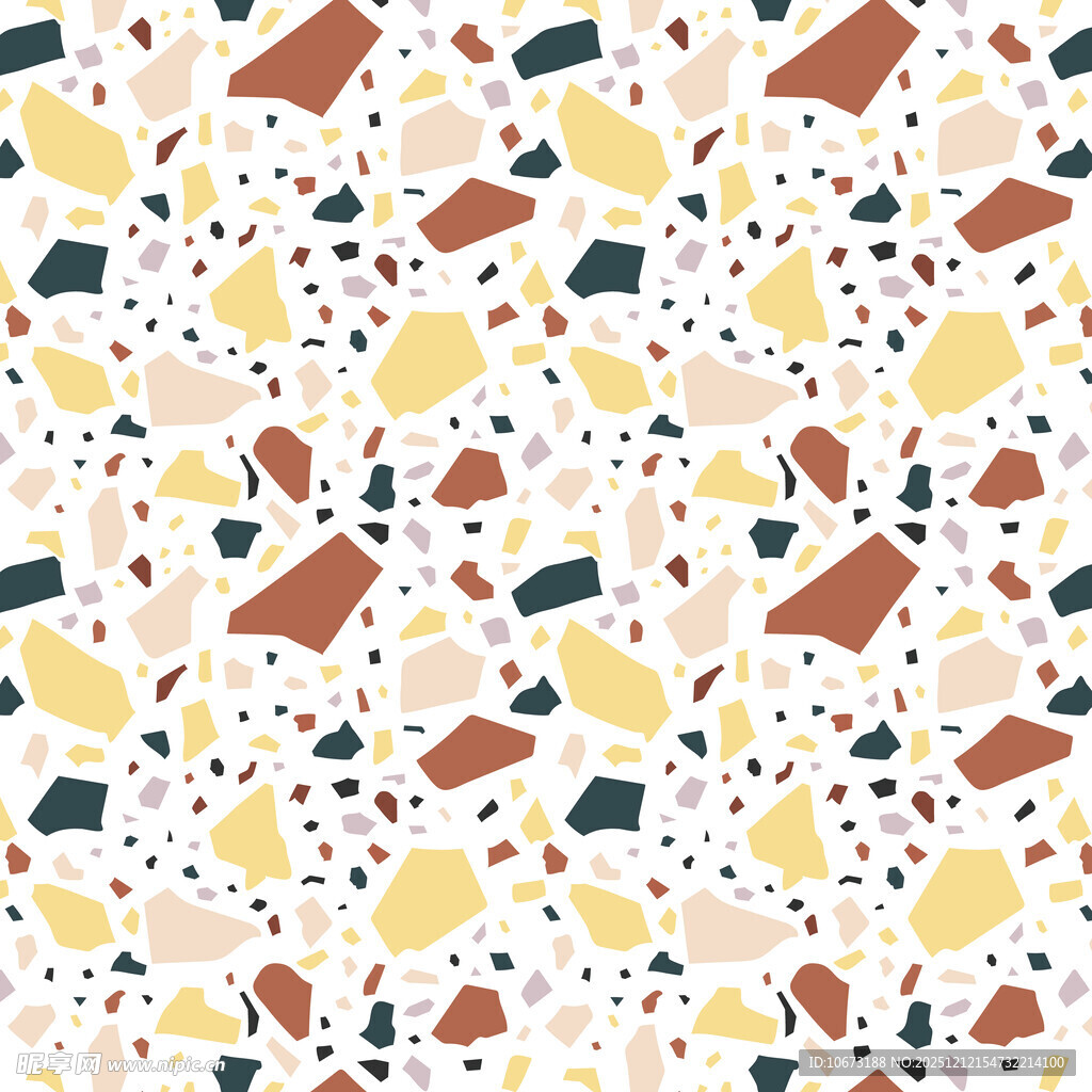 多彩水磨石图案纹理背景