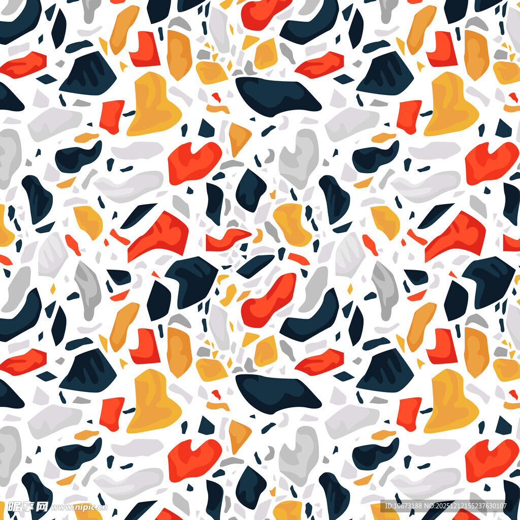 多彩抽象几何图案纹理