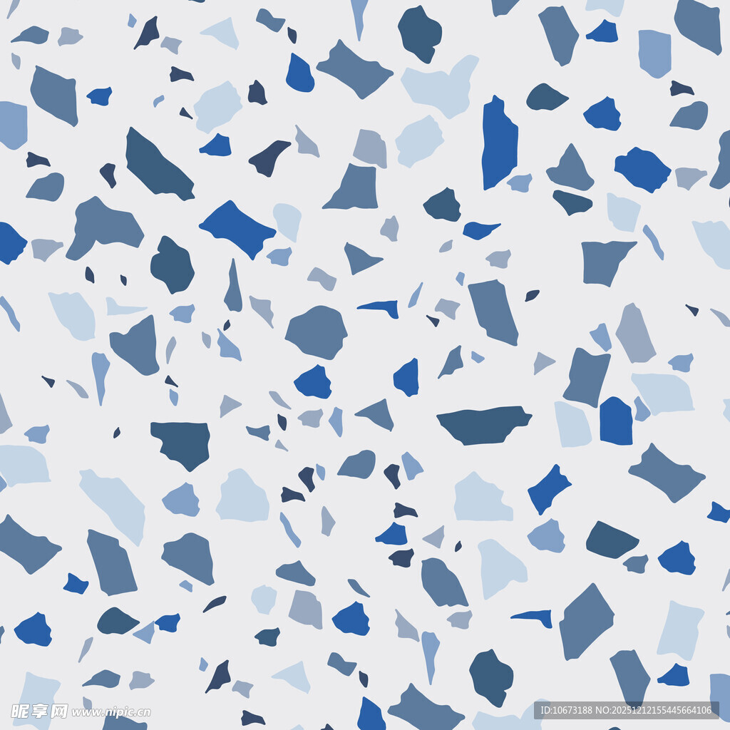 蓝白水磨石纹理图案