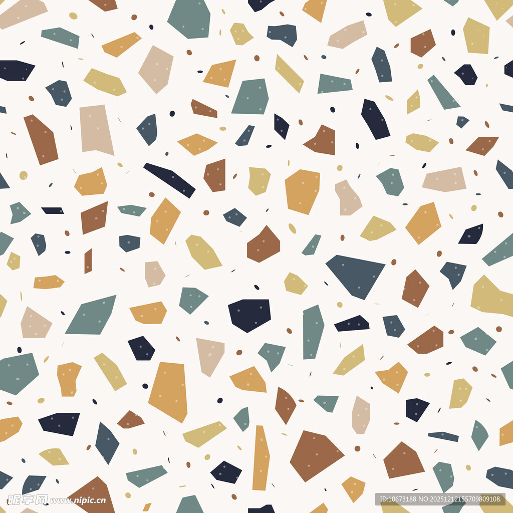 多彩水磨石纹理图案