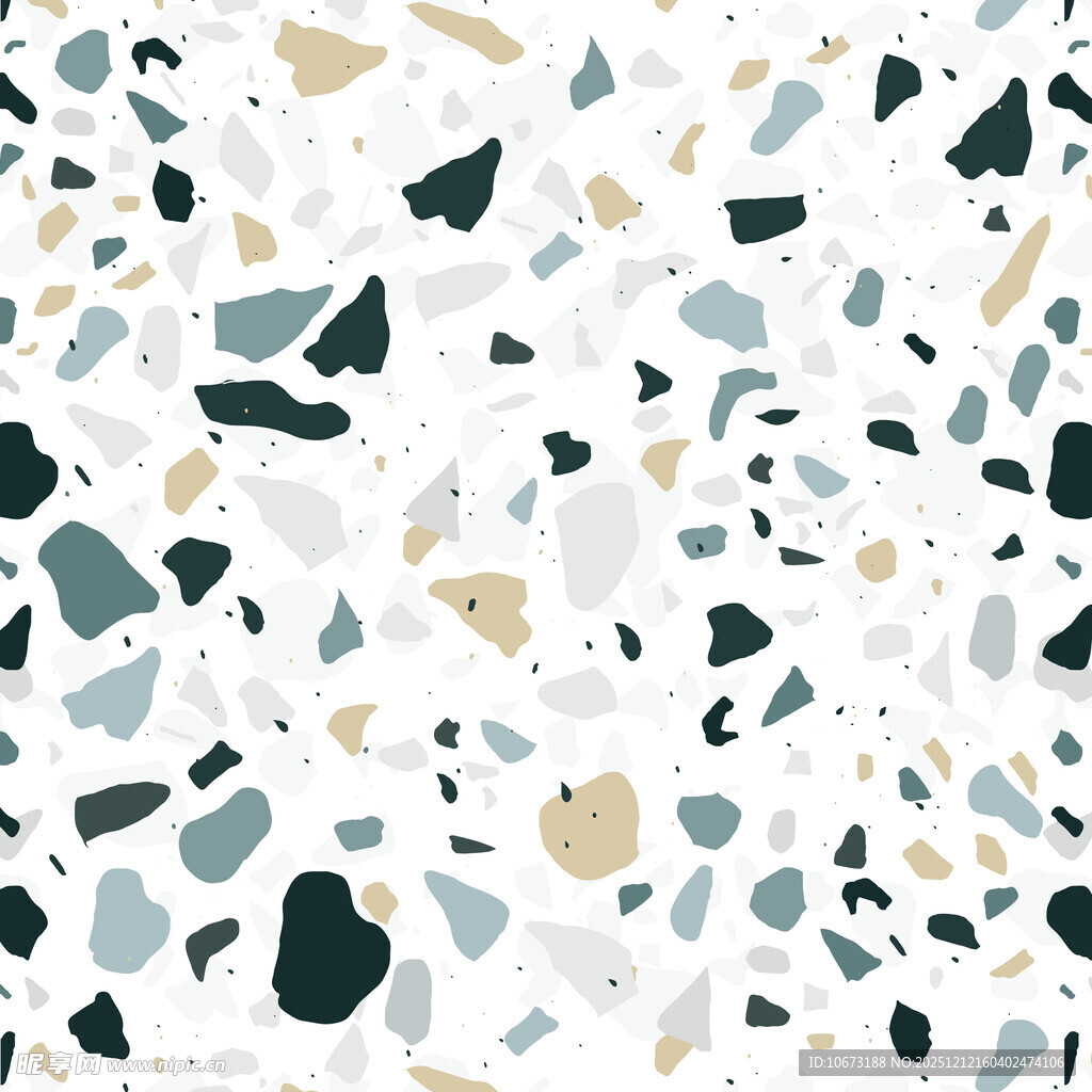 多彩水磨石纹理图案