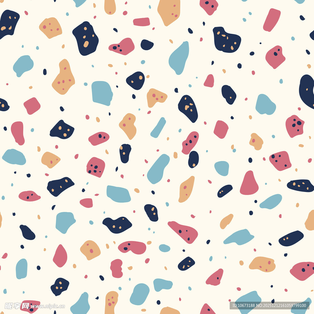 多彩碎石图案背景纹理