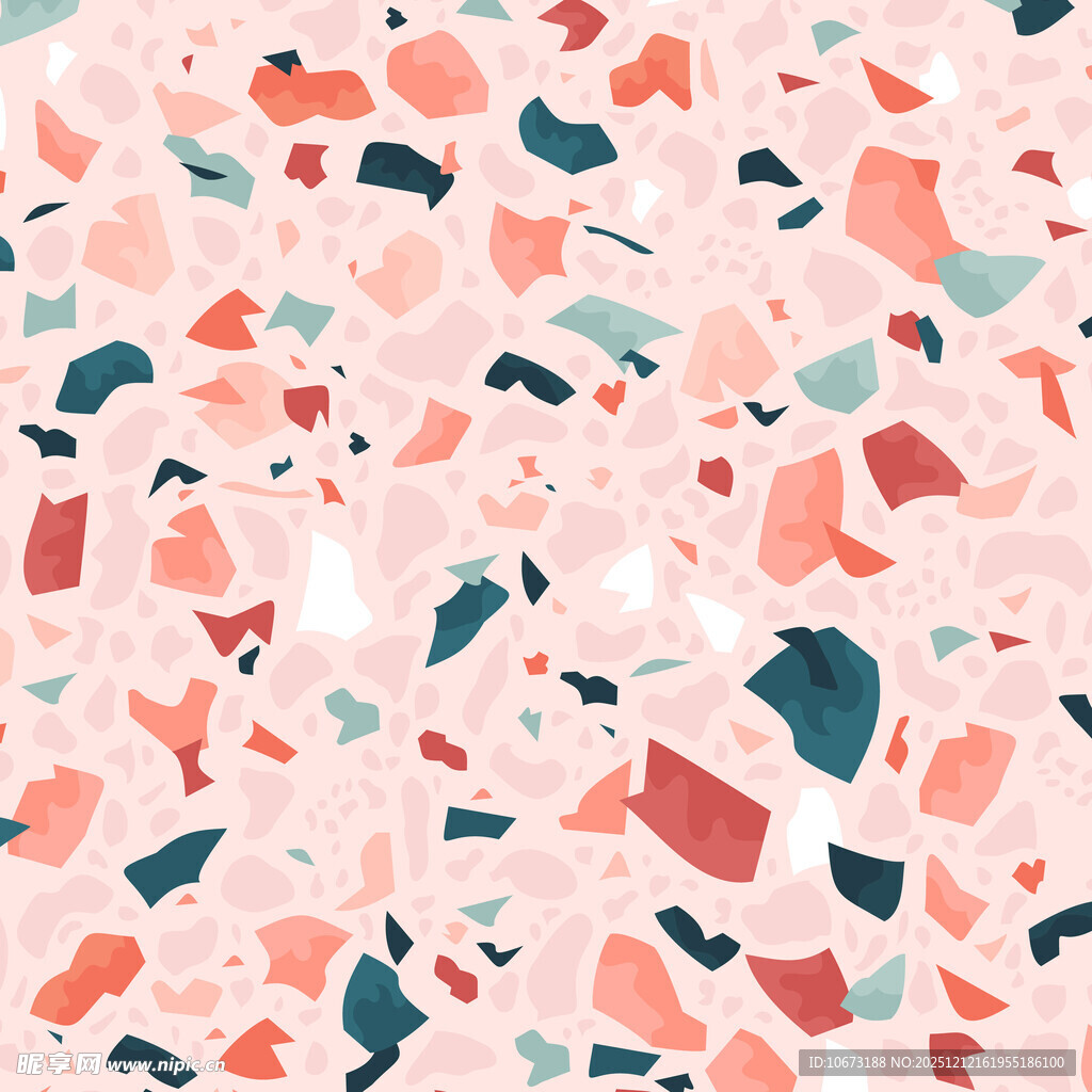 彩色水磨石纹理图案