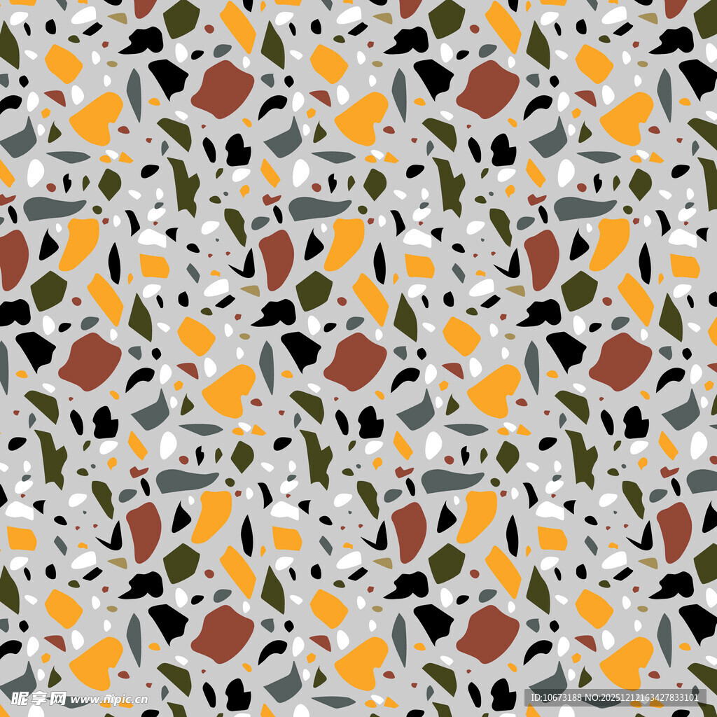 多彩碎石花纹图案