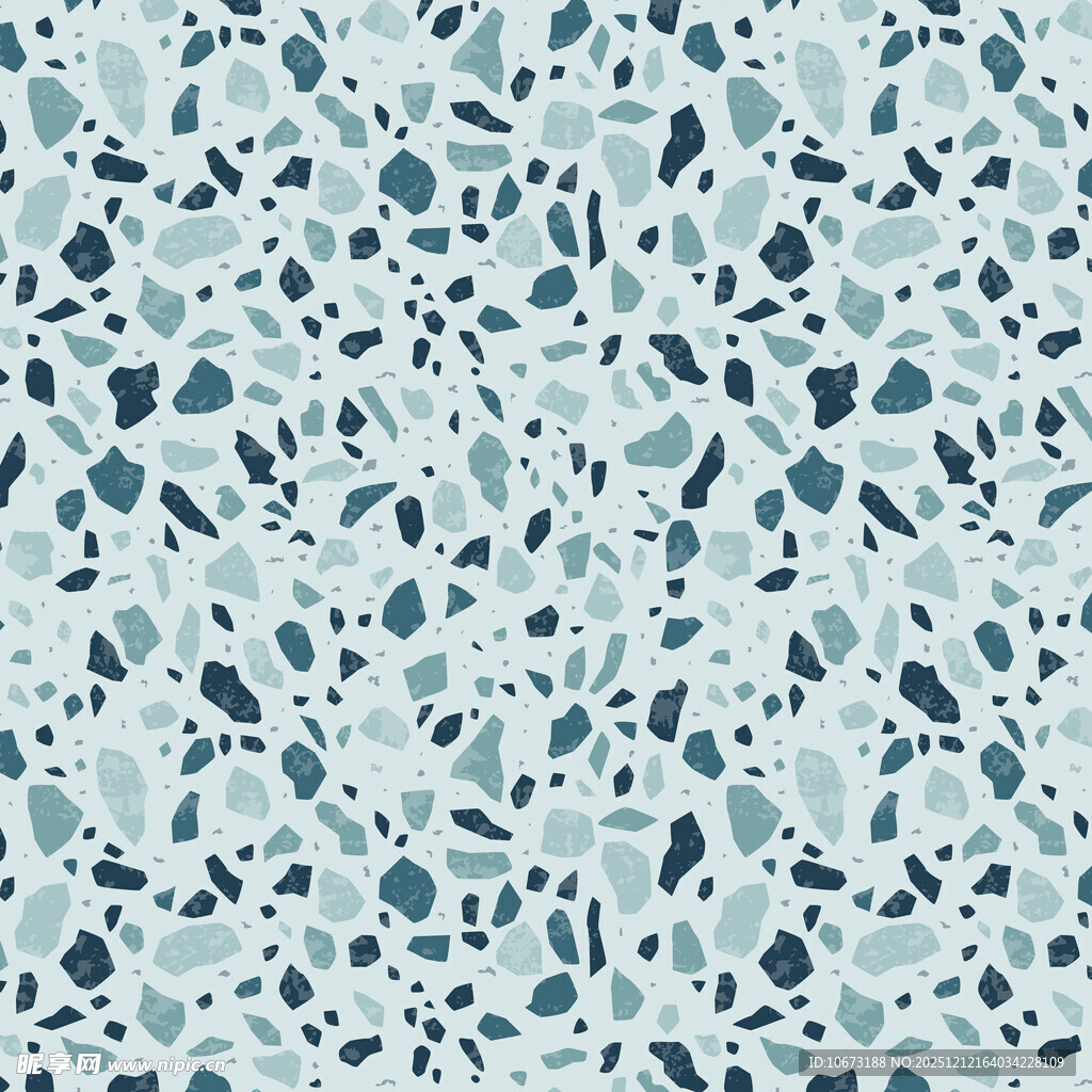 蓝绿色水磨石纹理图案