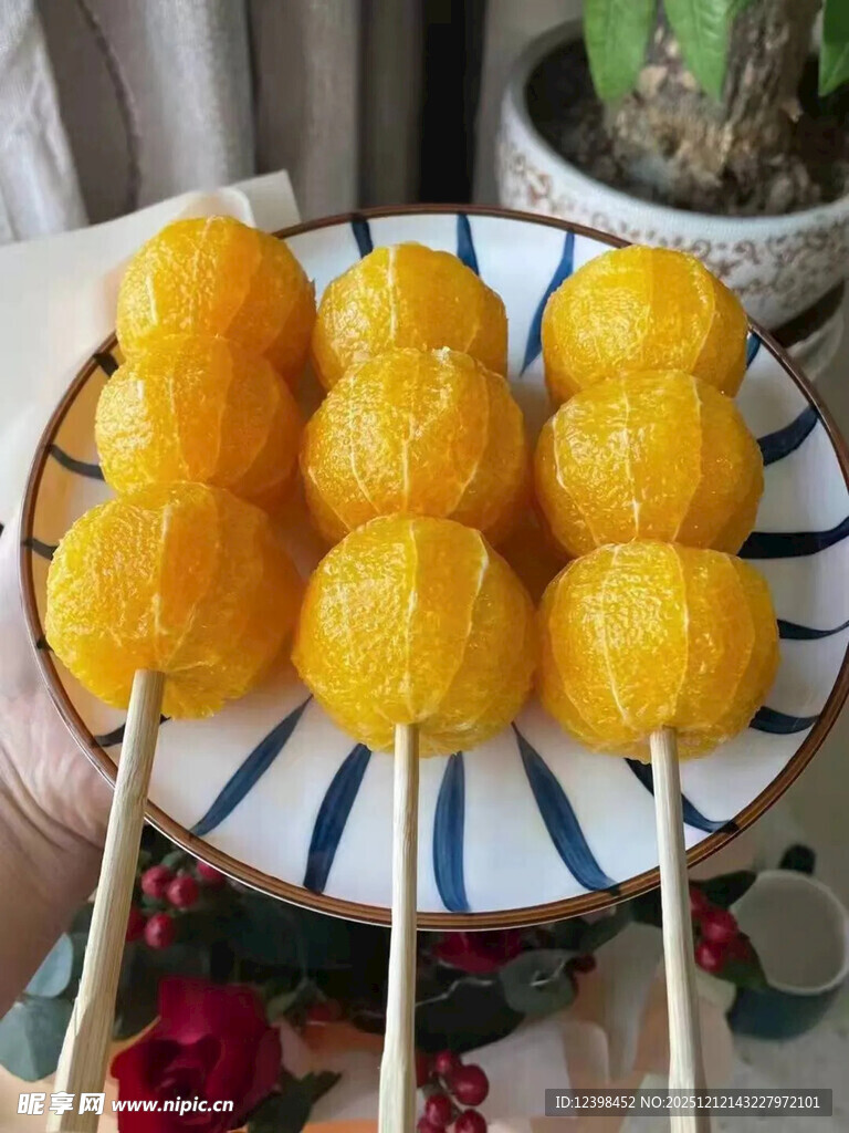 金黄南瓜丸子串