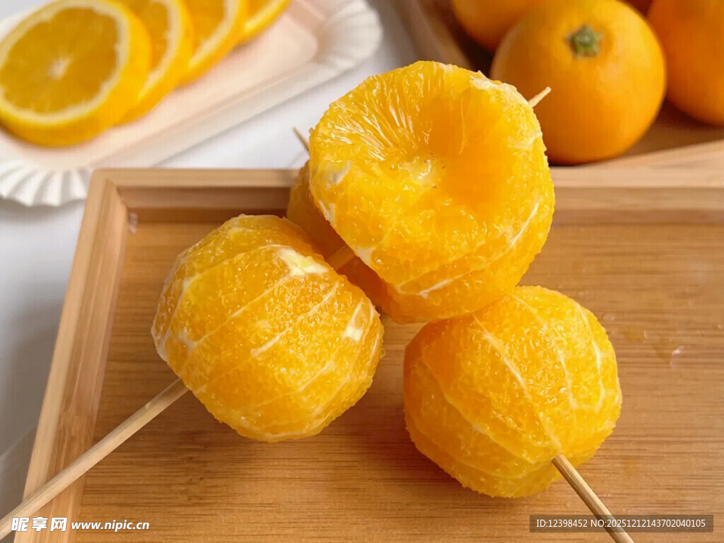 冰糖葫芦版剥好橘子