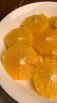 盘中鲜橙切片