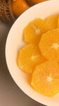 盘中鲜橙切片