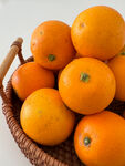 篮子里的新鲜橙子