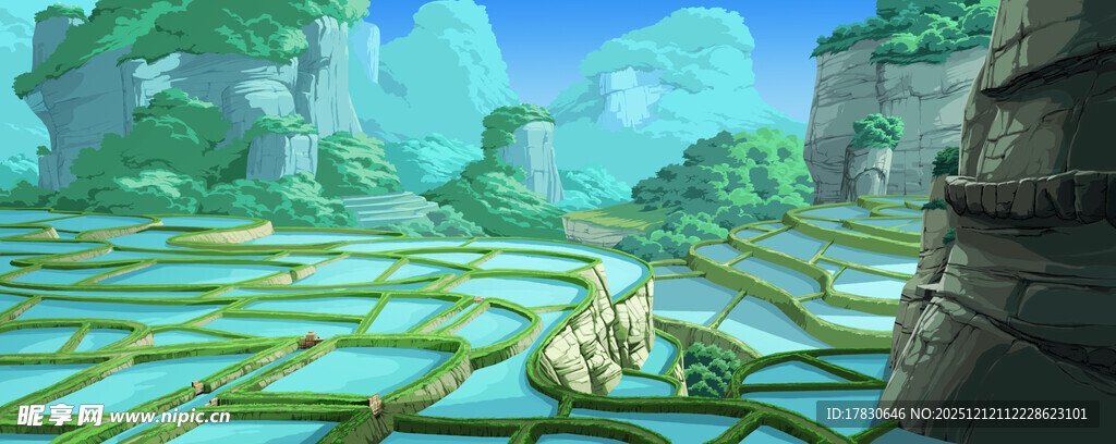 奇幻迷宫中的冒险角色