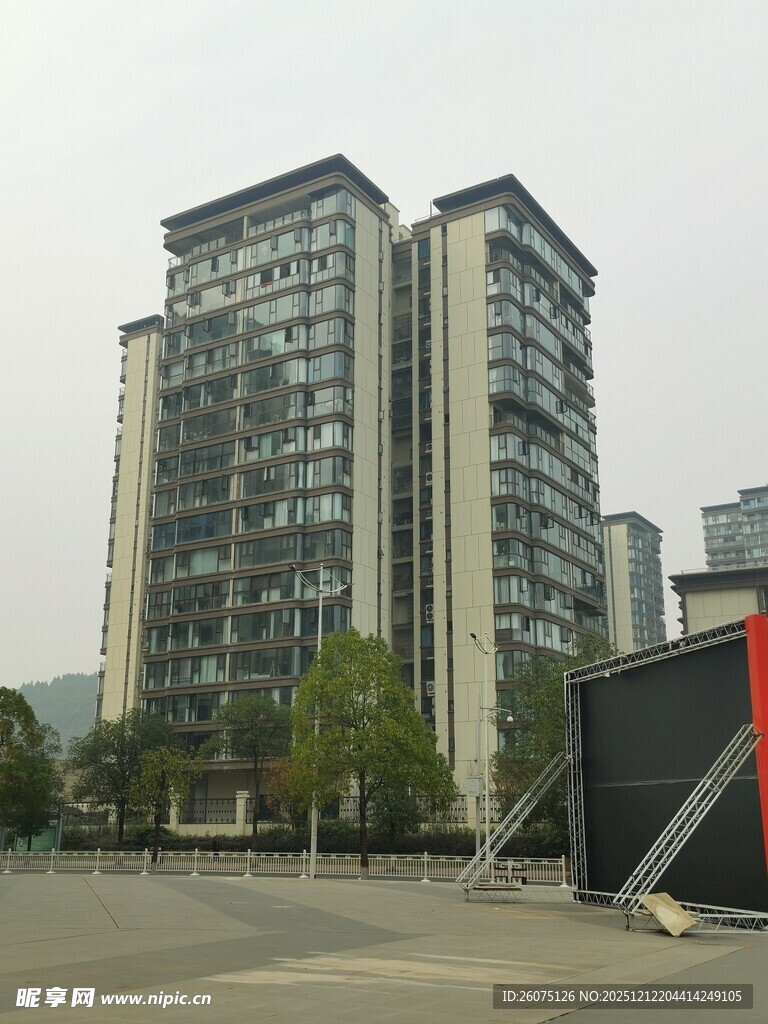 现代高层住宅建筑景观