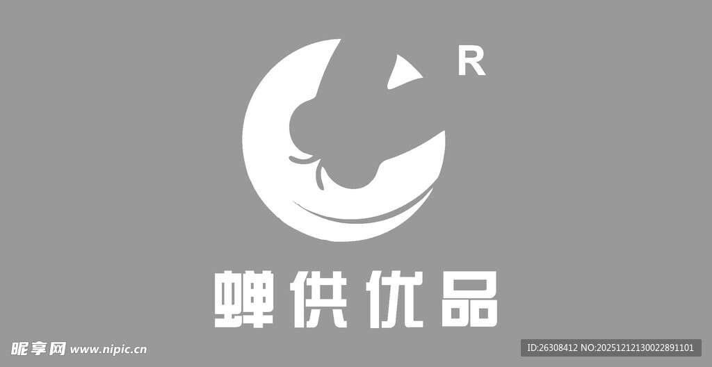 蝉供优品品牌标志展示