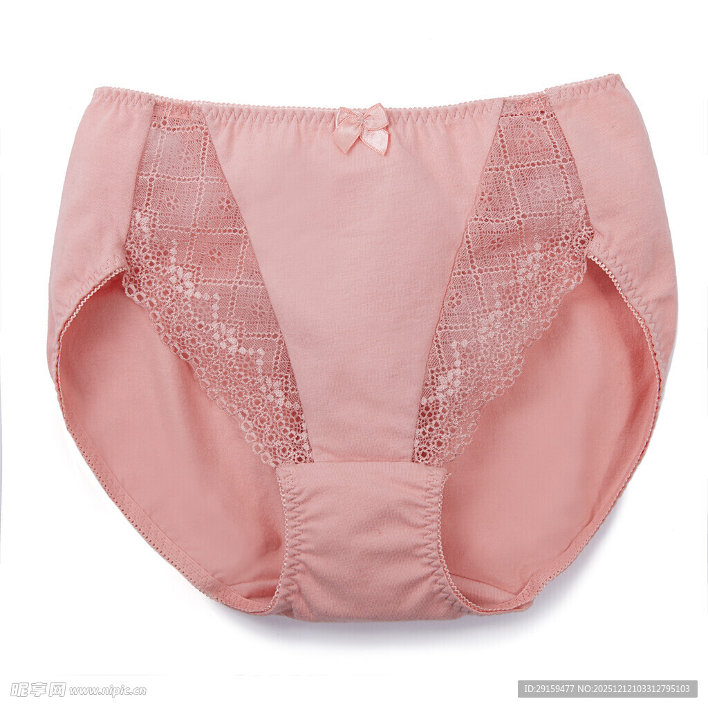 粉色蕾丝女士内裤
