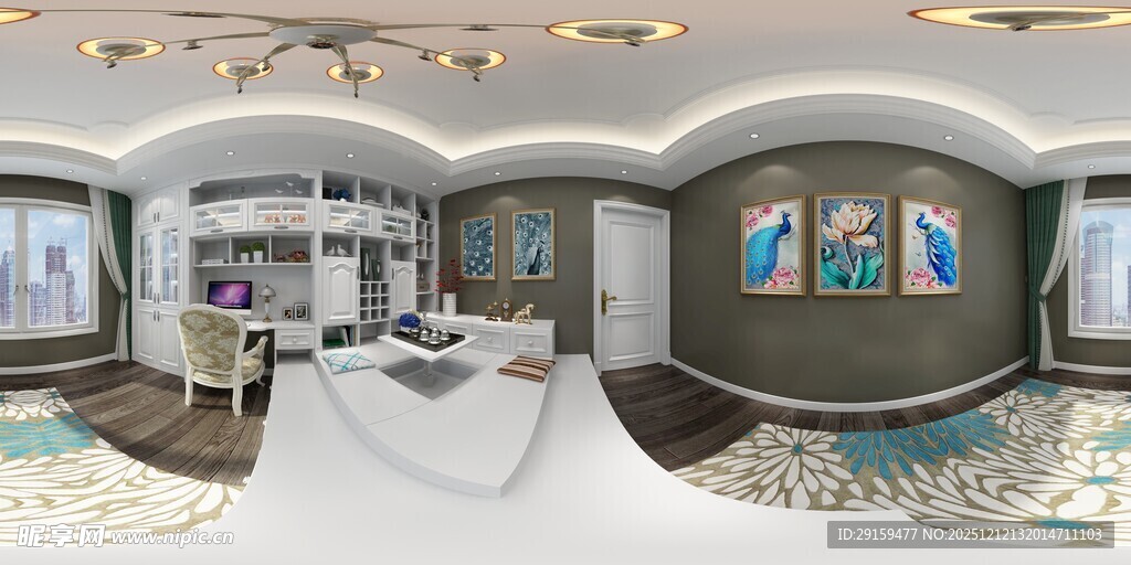 现代时尚牙科诊所全景