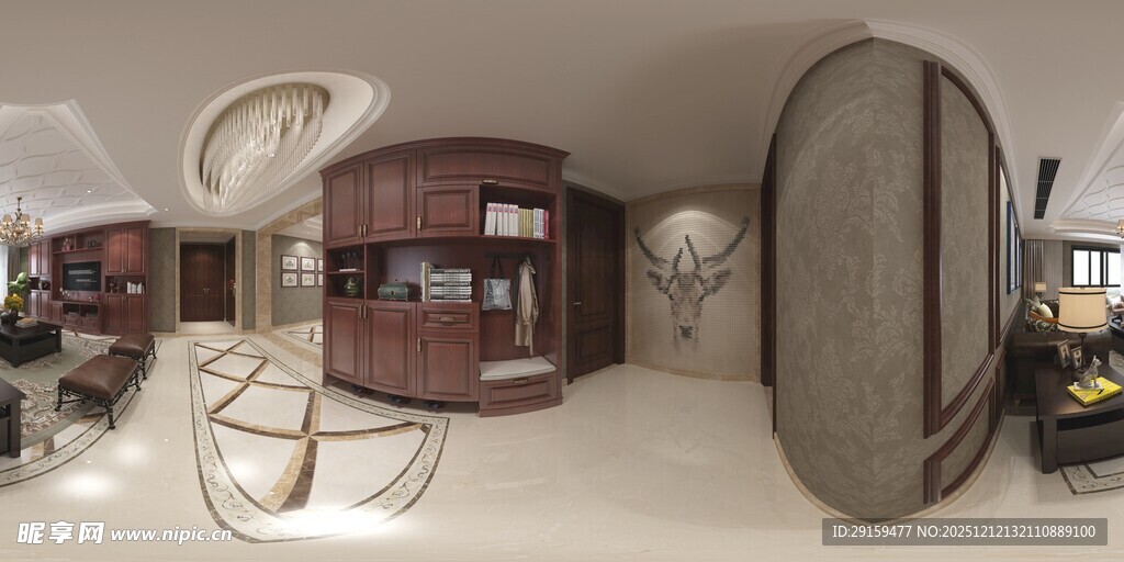 现代风格室内装饰场景