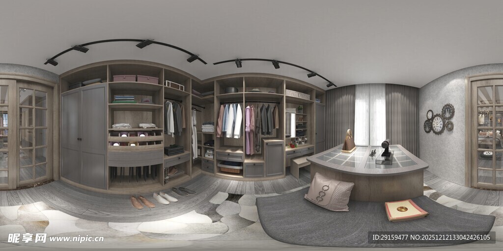 现代豪华圆形室内空间设计