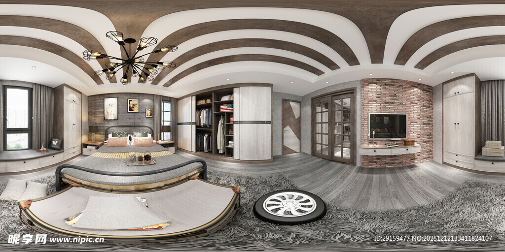 豪华欧式复古风客厅空间