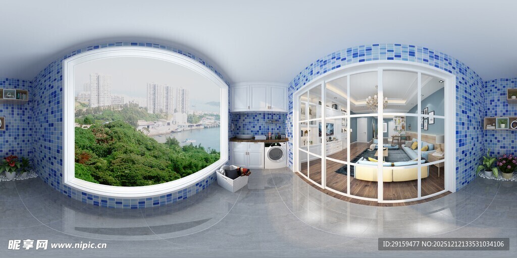 室内透明景观圆顶空间