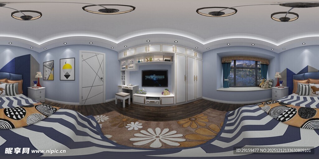 现代豪华客厅室内设计图