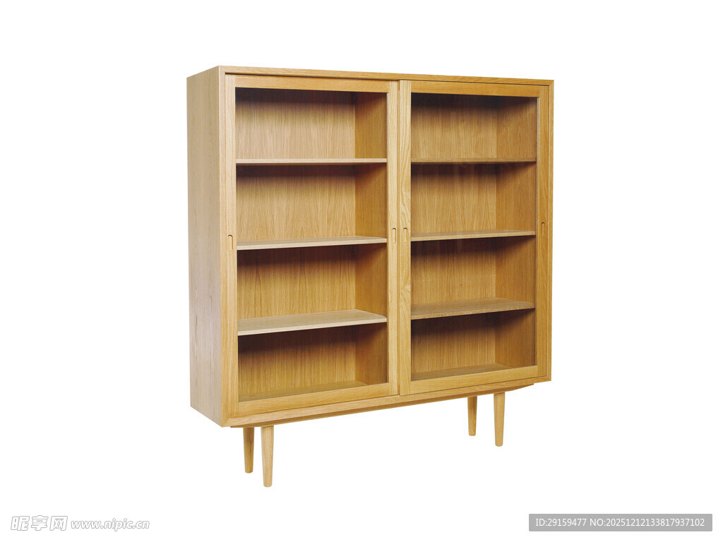 简约木质双门书架