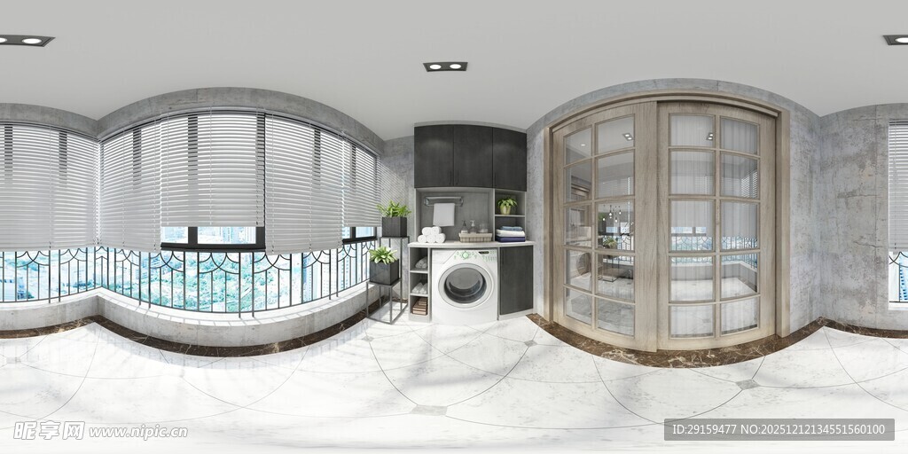 现代风格豪华浴室空间