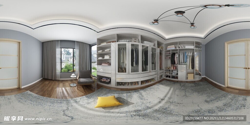 现代简约风客厅全景