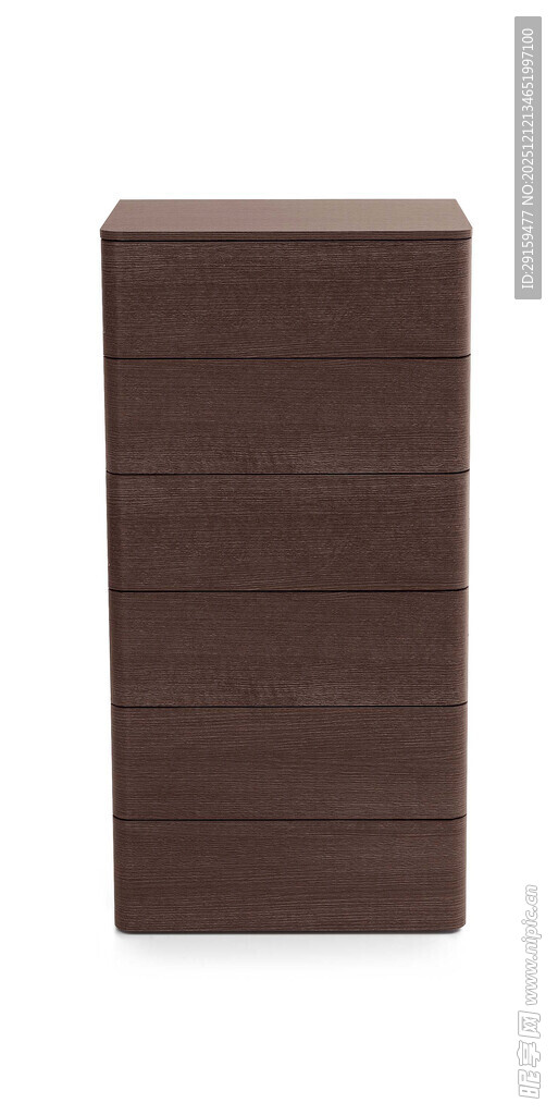 深棕色木质纹理收纳柜