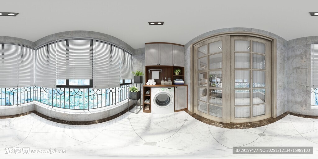 现代风格豪华浴室设计