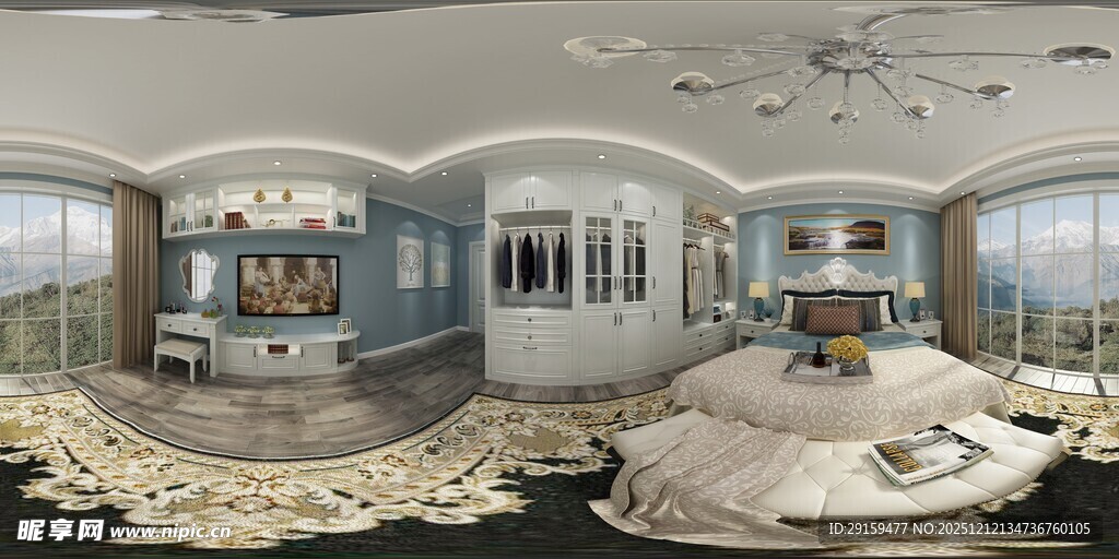 现代简约风全景室内设计