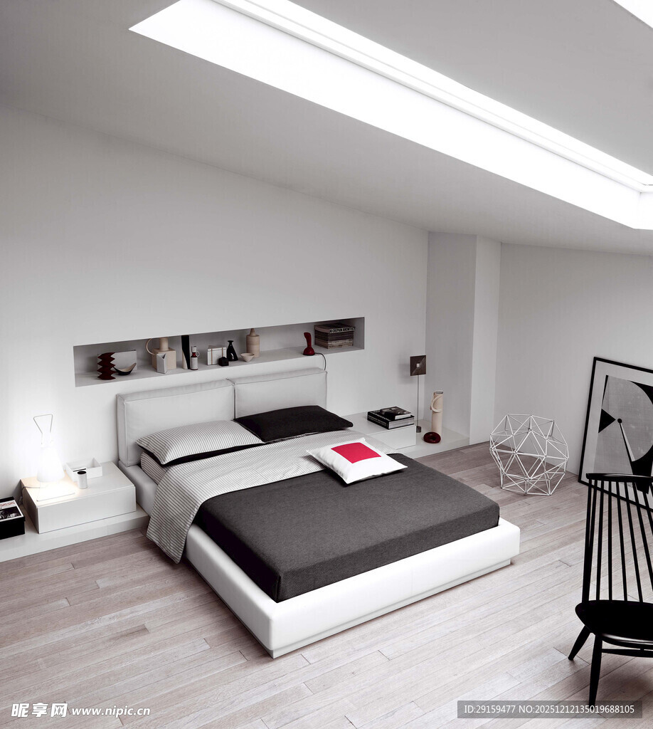 现代简约风格卧室空间