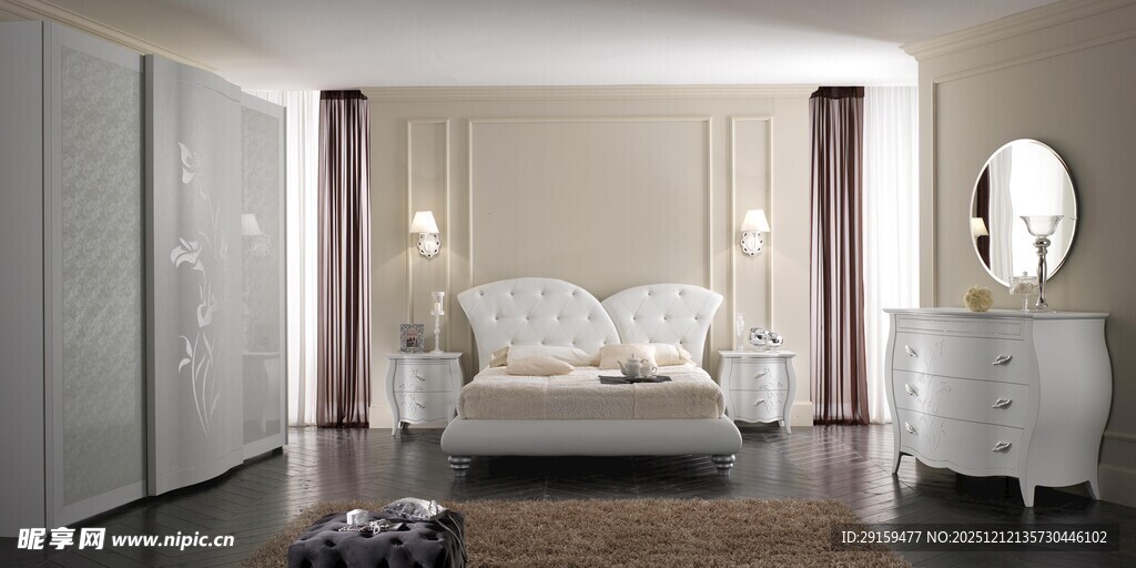 现代简约风温馨卧室一角